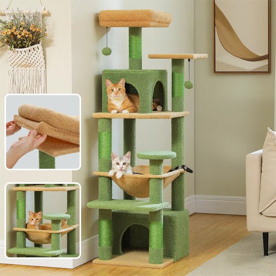 Arbre à chat avec hamac souple - universmiaou
