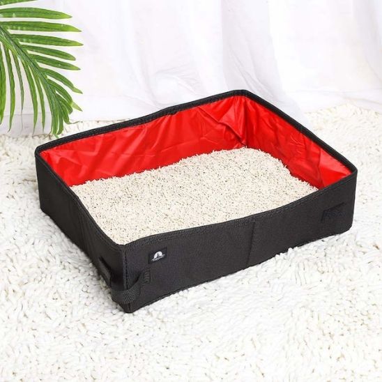 Bac à litière de voyage pliable et transportable - universmiaou