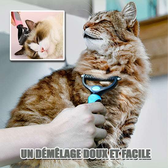 Brosse de toilettage pour animaux de compagnie - universmiaou