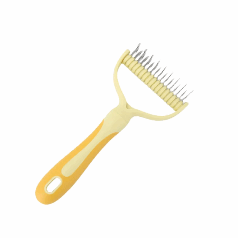 Brosse démêlante de poils morts pour chats - universmiaou
