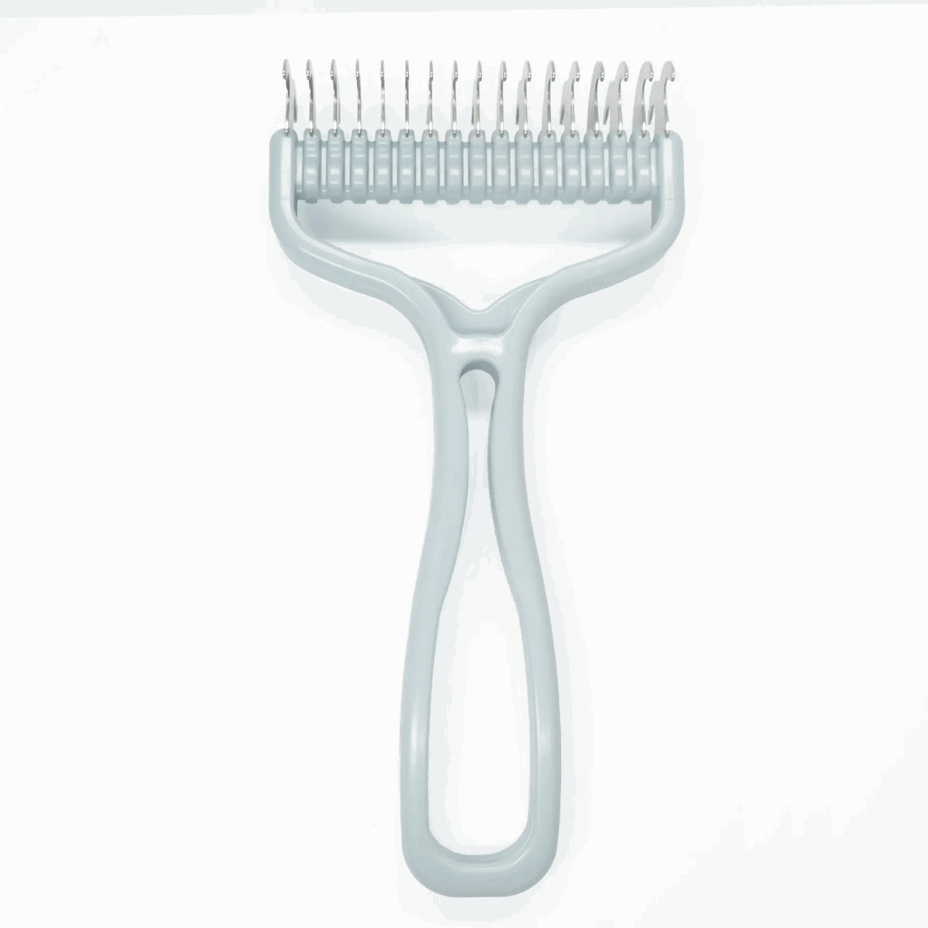Brosse démêlante de poils morts pour chats - universmiaou