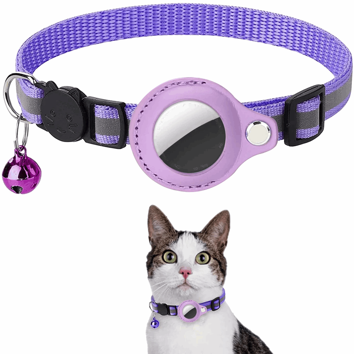 Collier anti - étranglement avec cloche pour chat - universmiaou
