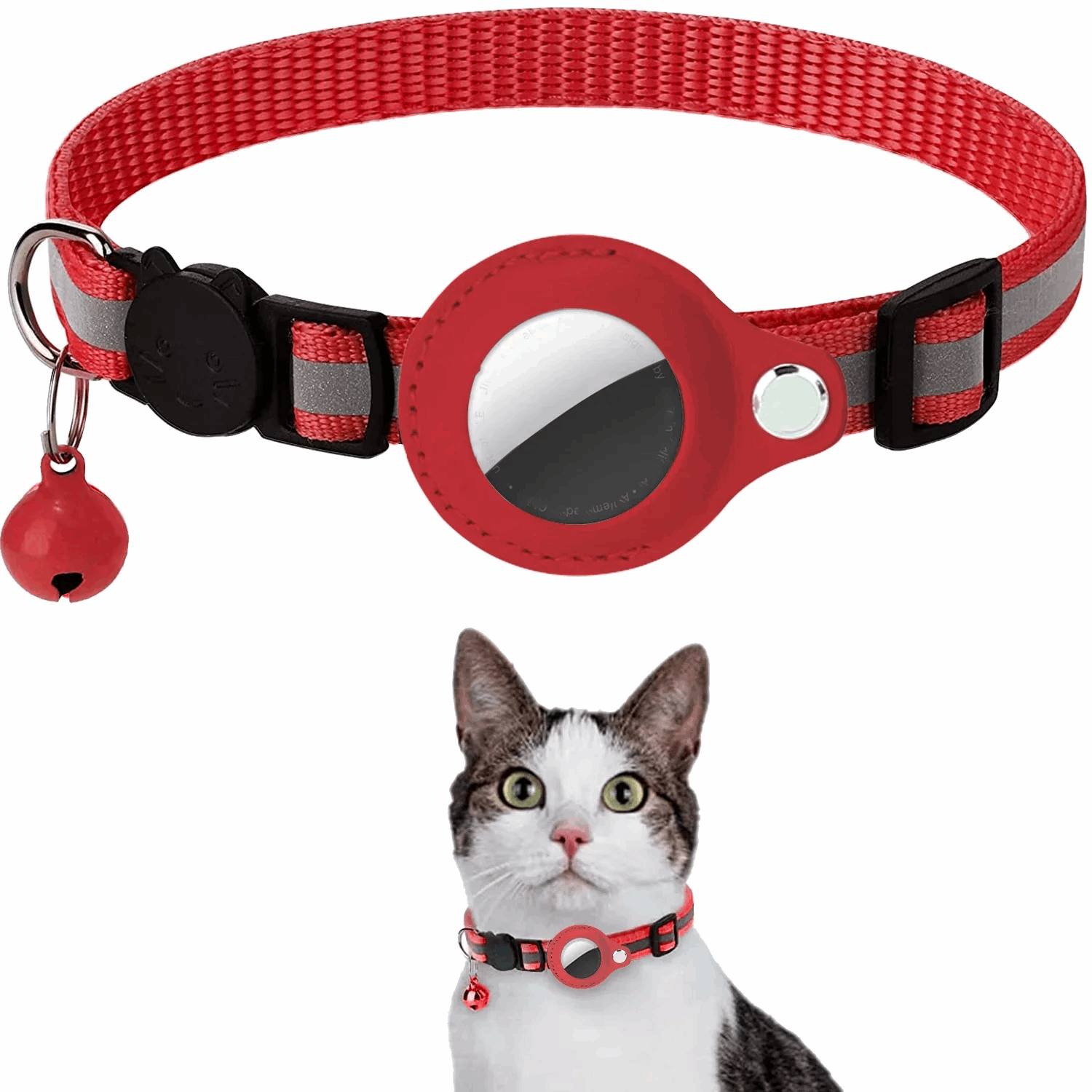 Collier anti - étranglement avec cloche pour chat - universmiaou