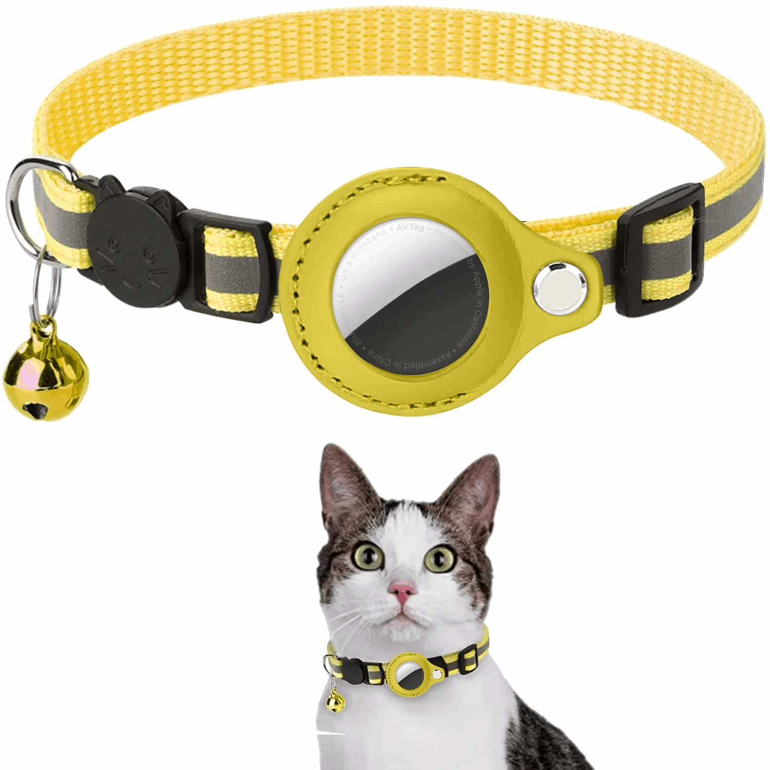 Collier anti - étranglement avec cloche pour chat - universmiaou