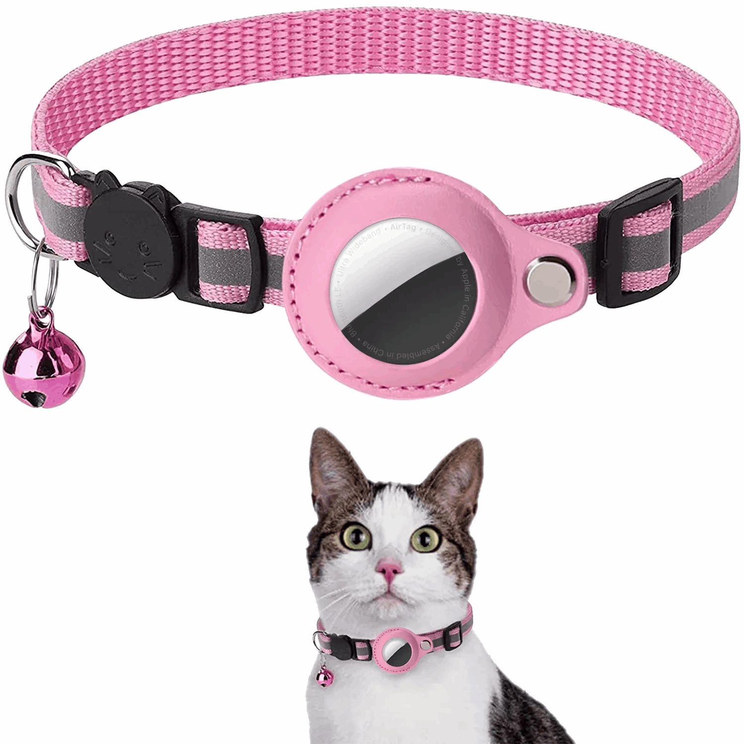 Collier anti - étranglement avec cloche pour chat - universmiaou