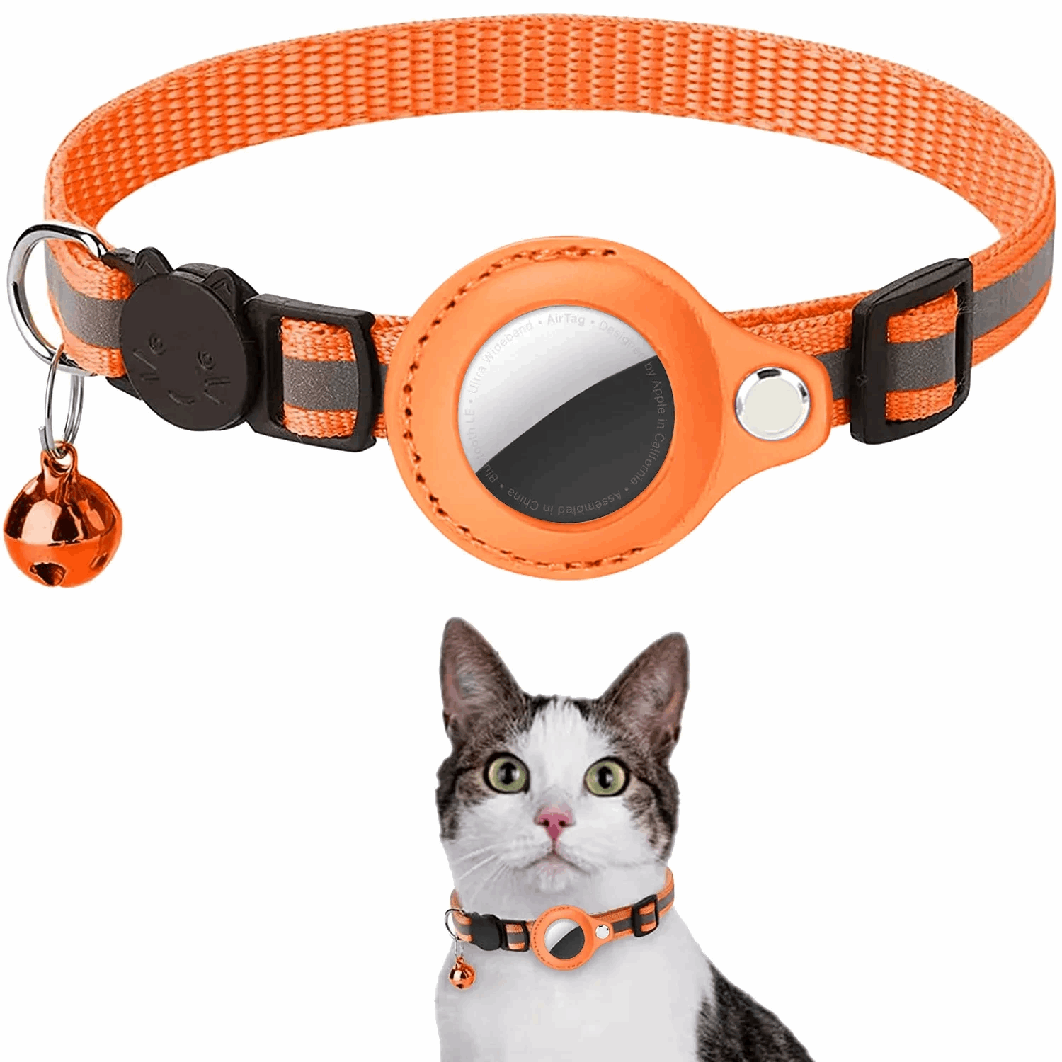 Collier anti - étranglement avec cloche pour chat - universmiaou