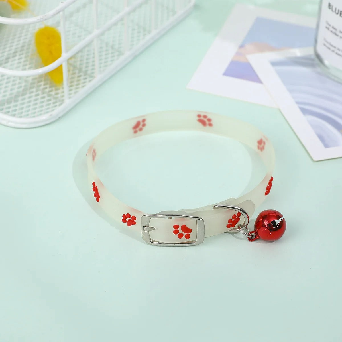 collier pour chat lumineux