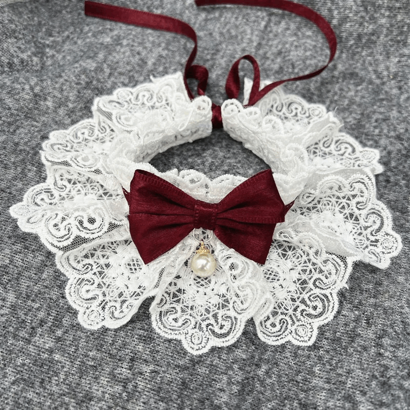 collier pour chat en perle de soie - universmiaou