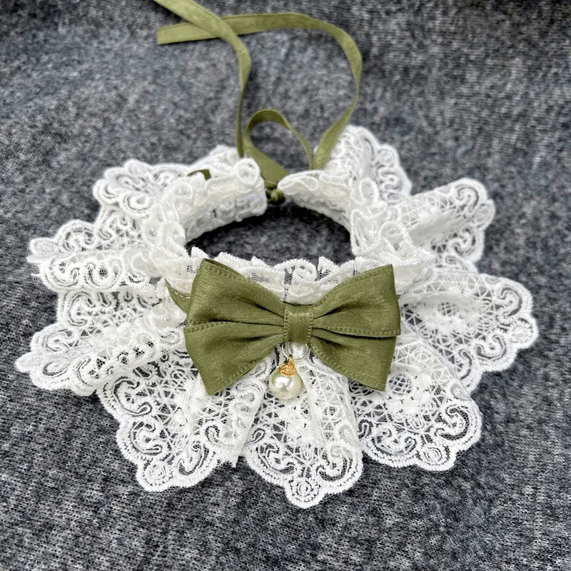 collier pour chat en perle de soie - universmiaou