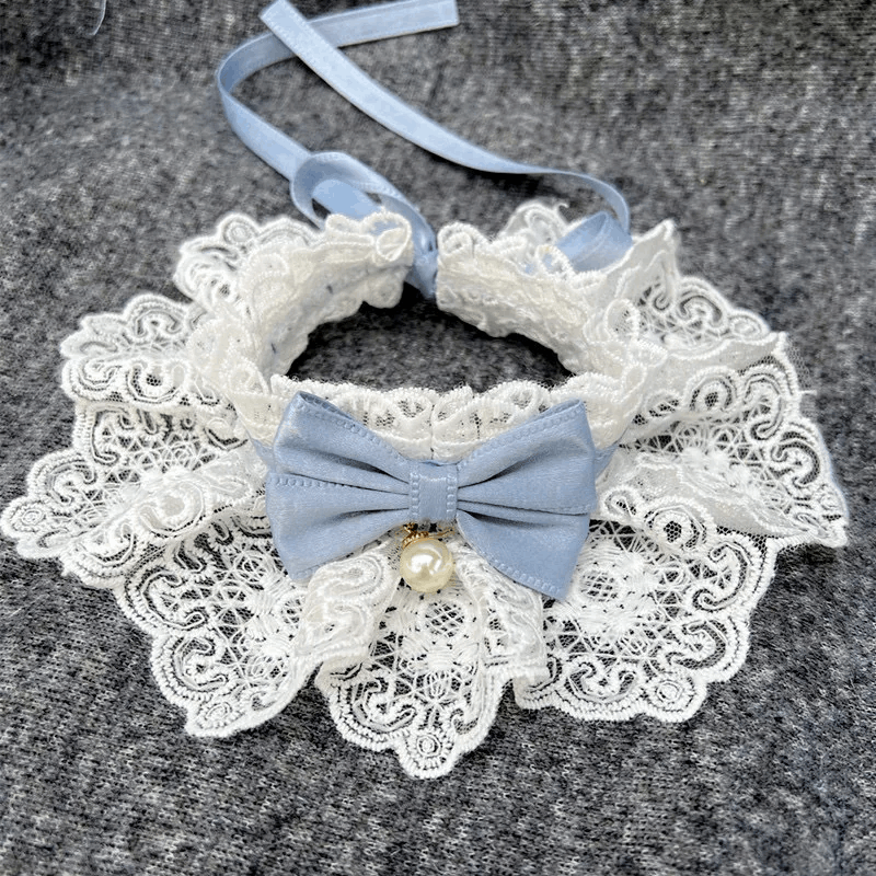 collier pour chat en perle de soie - universmiaou
