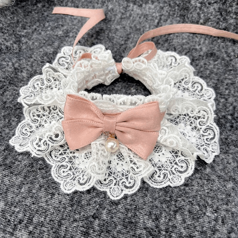 collier pour chat en perle de soie - universmiaou