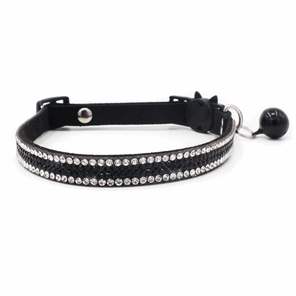 Collier réglable avec strass étincelants pour chats - universmiaou