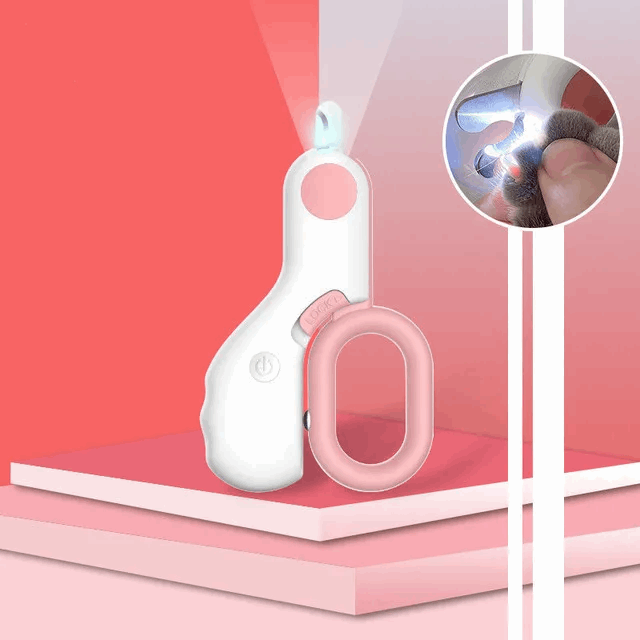 coupe griffe pour chat professionnel avec lumière LED - universmiaou
