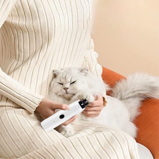 coupe griffes pour chat électrique et silencieux - universmiaou