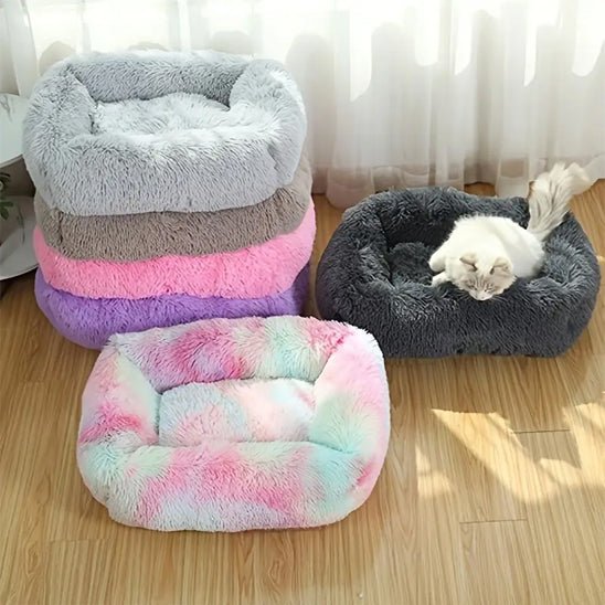coussin en fourrure pour chat - universmiaou