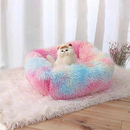 coussin en fourrure pour chat - universmiaou