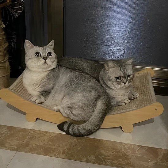 Coussinets à gratter en bois pour chats - universmiaou
