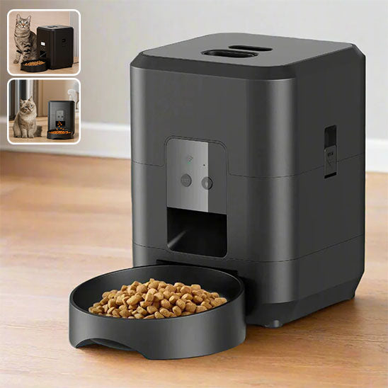 Distributeur de croquettes pour chat