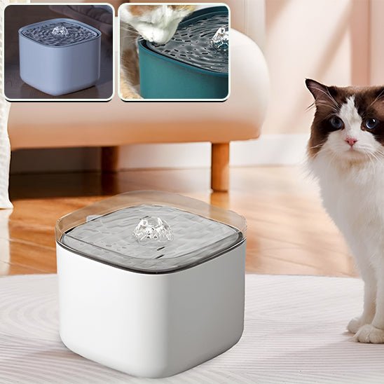 Fontaine à eau silencieux pour chat - universmiaou