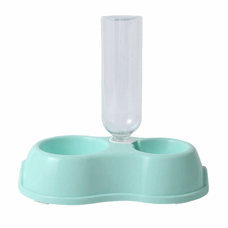 Gamelle à double plats avec distributeur d'eau automatique - universmiaou