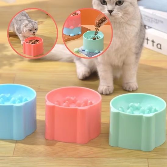 Gamelle anti glouton chat - universmiaou