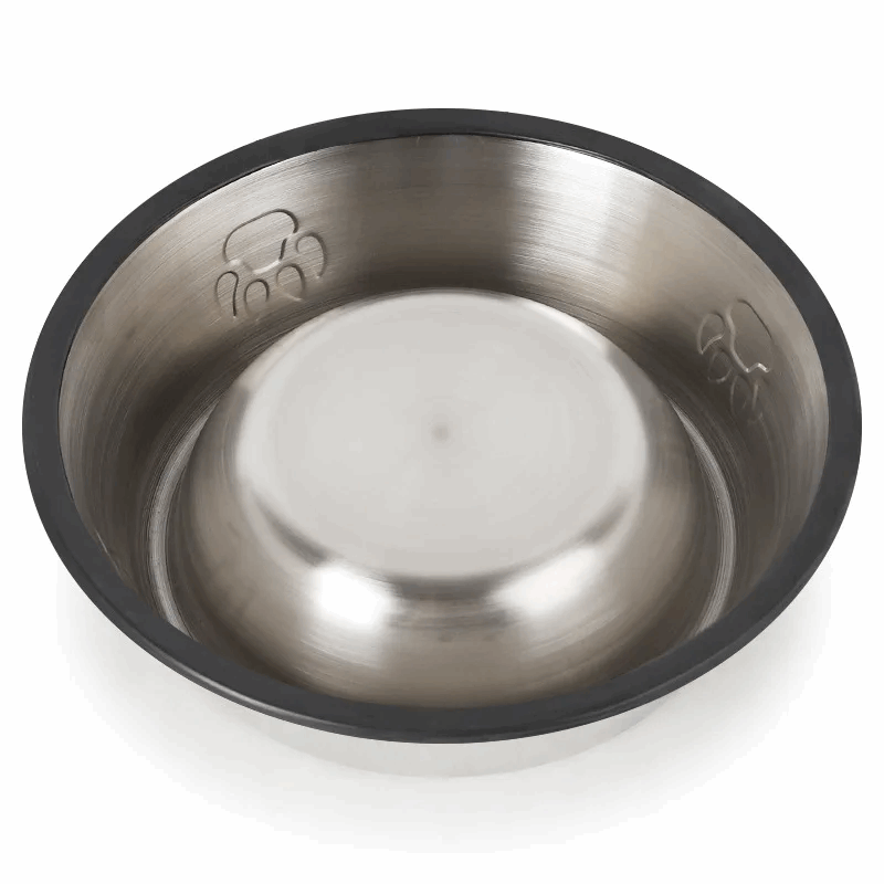 Gamelle en acier inoxydable pour chat - universmiaou