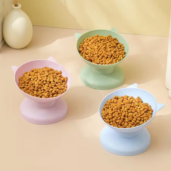 Gamelle surélevée inclinée pour chat - universmiaou