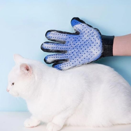 Gants en caoutchouc pour poils de chat - universmiaou