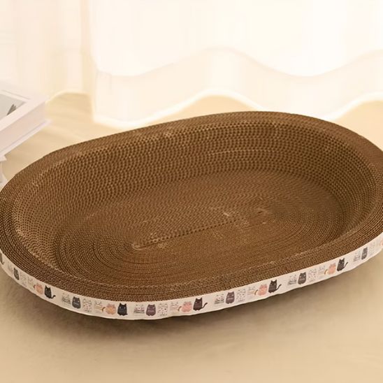 Griffoir en forme de bassin confortable pour chat - universmiaou