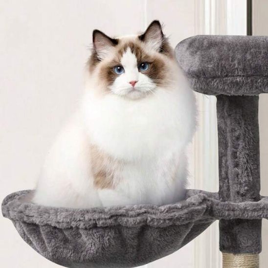 hamac chaud et confortable en peluche pour chat - universmiaou