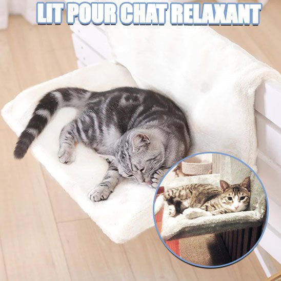 Hamac de luxe hivernal pour chats - universmiaou