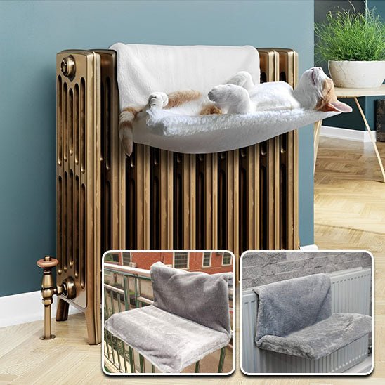 Hamac de luxe hivernal pour chats - universmiaou