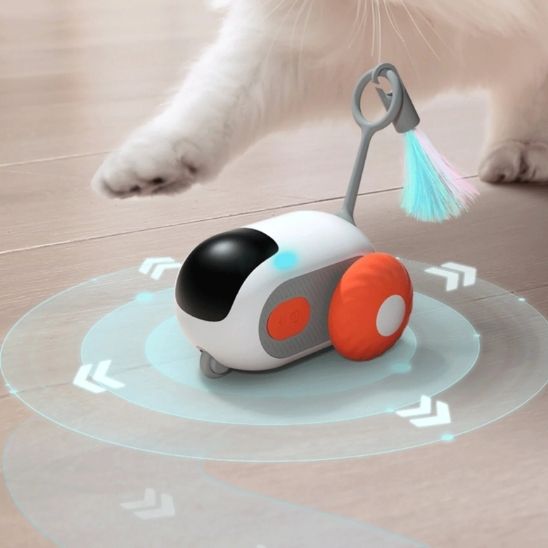 Jouet de voiture interactif intelligent pour chat - universmiaou
