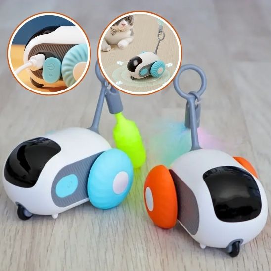 Jouet de voiture interactif intelligent pour chat - universmiaou