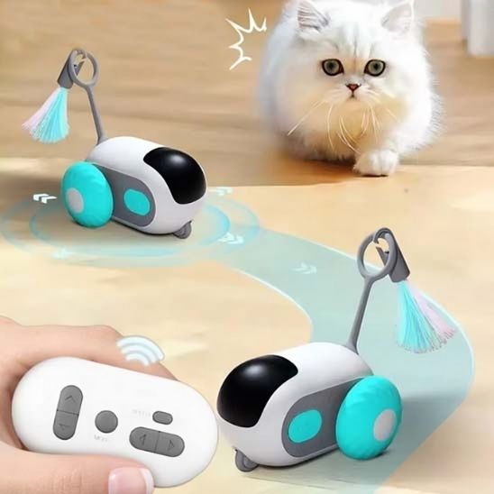 Jouet de voiture interactif intelligent pour chat - universmiaou
