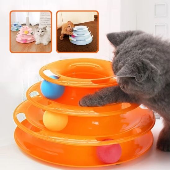 Jouet en forme de tour spatiale pour chat - universmiaou