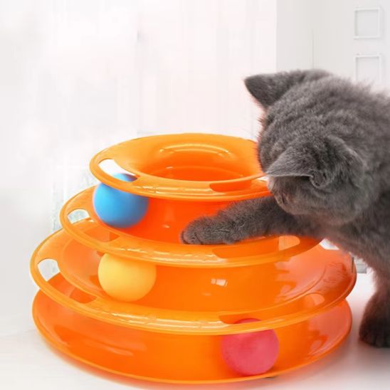 Jouet en forme de tour spatiale pour chat - universmiaou