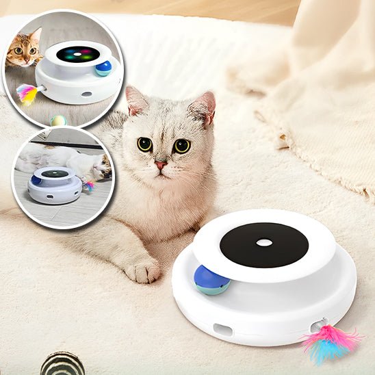 jouet intelligent avec plume amusant pour chat - universmiaou