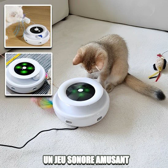 jouet intelligent avec plume amusant pour chat - universmiaou