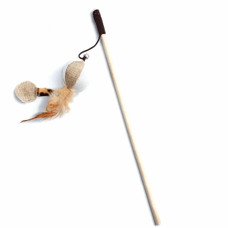 Jouet interactif pour chat avec plumes - universmiaou