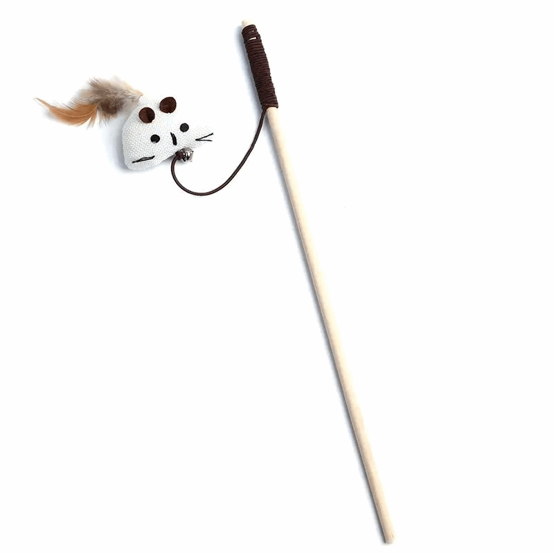 Jouet interactif pour chat avec plumes - universmiaou
