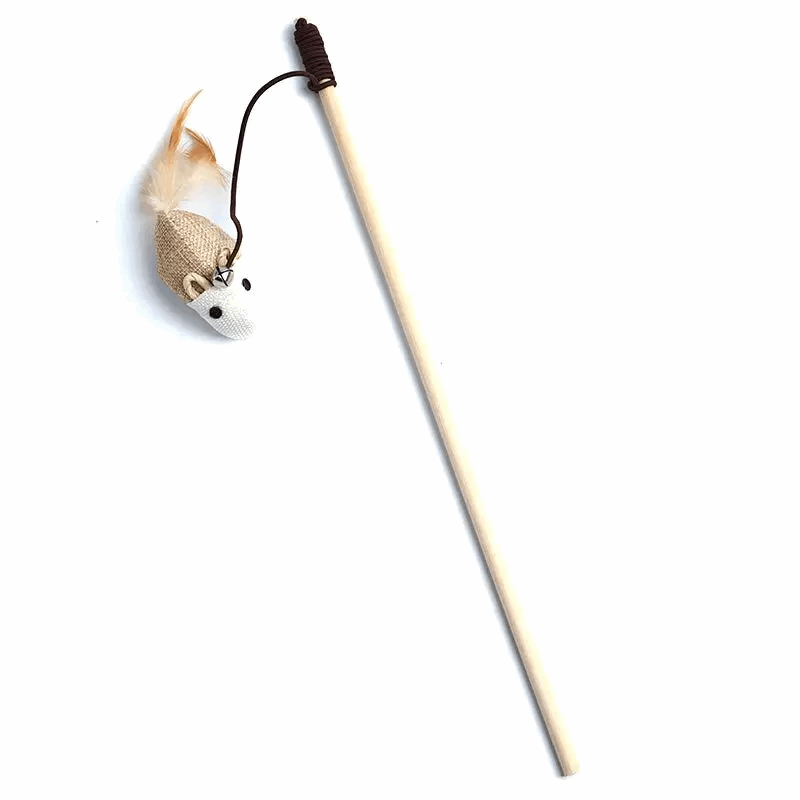 Jouet interactif pour chat avec plumes - universmiaou