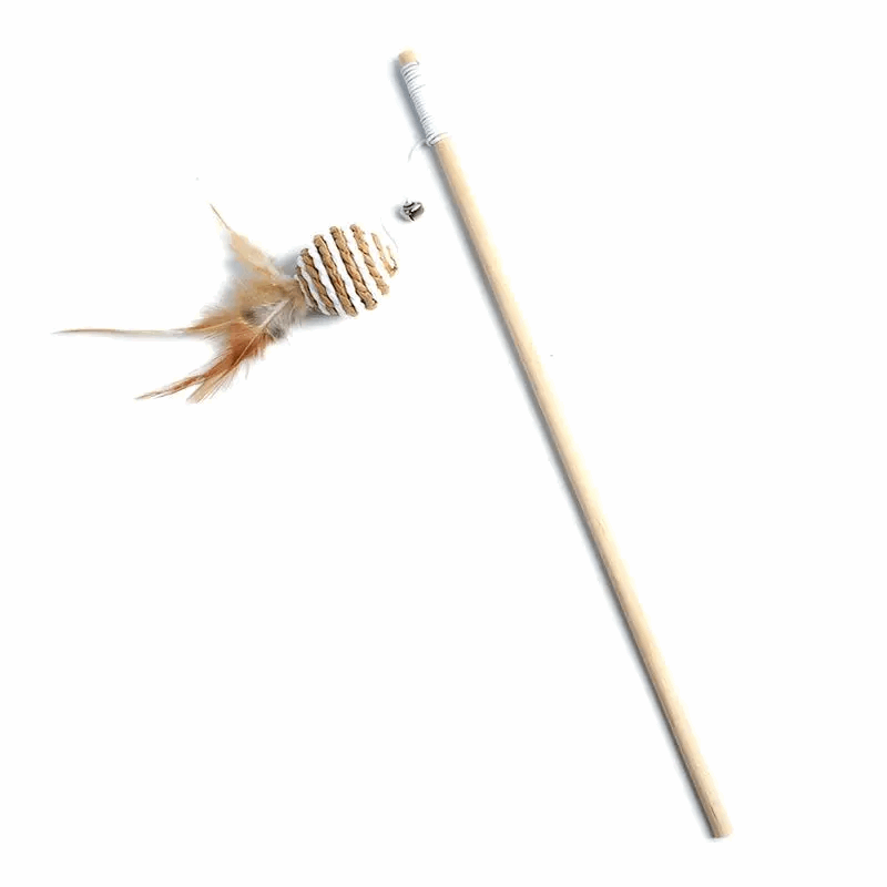 Jouet interactif pour chat avec plumes - universmiaou