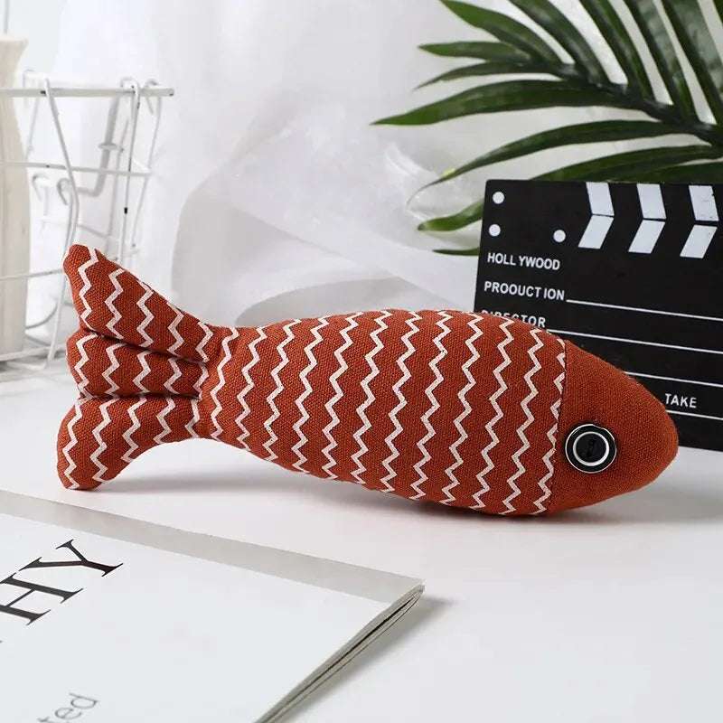Jouet poisson interactif pour chat - universmiaou