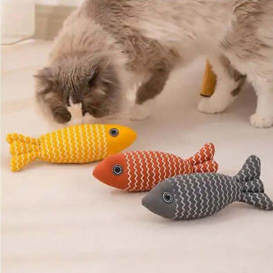 Jouet poisson interactif pour chat - universmiaou