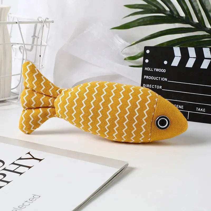 Jouet poisson interactif pour chat - universmiaou