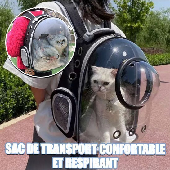 sac a dos chat transparent - universmiaou