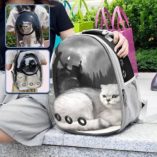 sac a dos chat transparent - universmiaou
