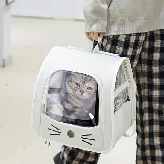 sac de transport à dos pour chat - universmiaou