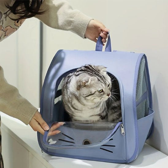 sac de transport à dos pour chat - universmiaou